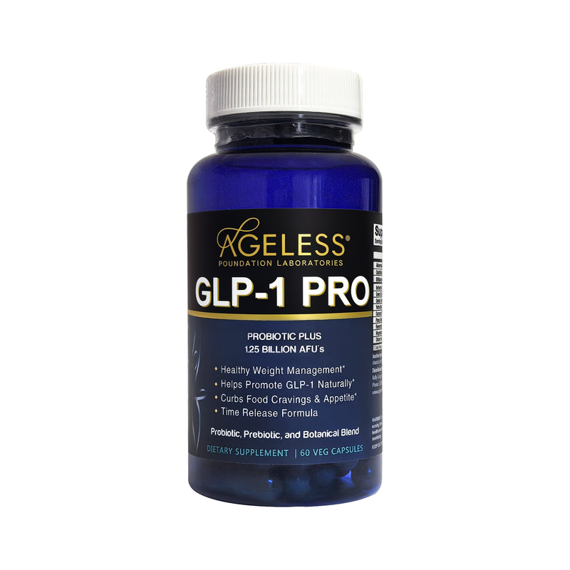 GLP-1 PRO ,Healthy Weight Management,Helps promote GLP-1 Naturally,Curbs Food Cravings & Appetite,Probiotic, Prebiotic, and Botanical Blend,Two Capsules a Day, 60 Capsules